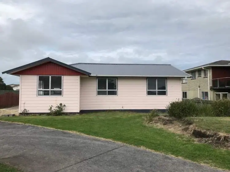 Exterior of a renovated weatherboard home